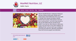 Desktop Screenshot of maxwellnutritionsuffolk.com